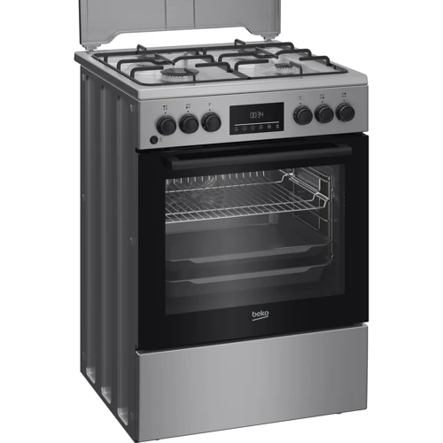 Плита комбинированная Beko FBM62320SDS: Тип варочной поверхности Варочная панель газовая