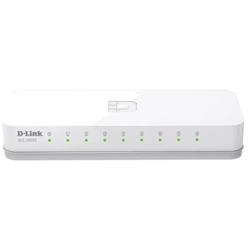Мережевий комутатор D-Link DES-1008C: Порти только Fast Ethernet (10/100)