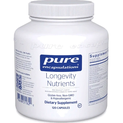 Pure Encapsulations Longevity Nutrients Питательные вещества для долгожительства 120 капсул