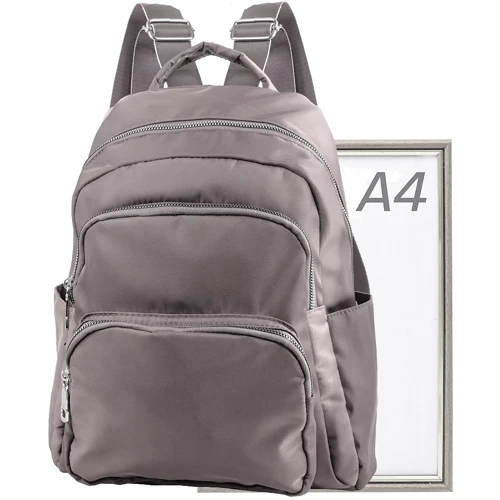 Женский рюкзак Valiria Fashion серый (3DETAH8018-1-9): Тип ручки Плечевой ремень, Короткая ручка