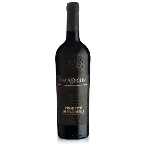 Вино Emporium, Primitivo Di Manduria DOC, Puglia, червоне сухе, 0.75 л (PRV8003625014836)