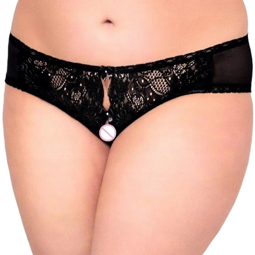 Женские стринги SoftLine - String 2469, Plus Size, XXL (black)
