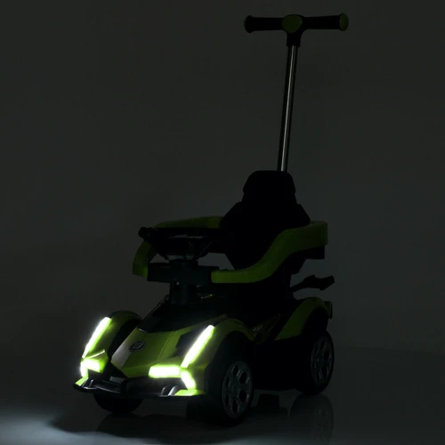 Дитячий електромобіль-толокар 3в1 Bambi зелений (M 5781EBLR-5)