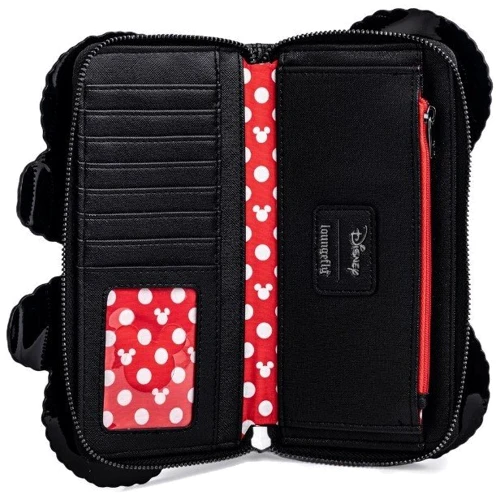 Жіночий гаманець Loungefly LF Disney Mickey Minnie Balloons Cosplay чорний (WDWA1595): Тип Гаманці