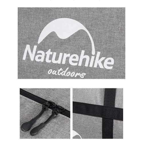 Спортивна сумка Naturehike NH17S021-М 45 л сіра: Колір серый