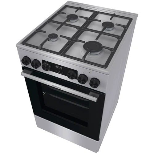 Плита комбинированная Gorenje GKS5C70HXF: Тип варочной поверхности газовая
