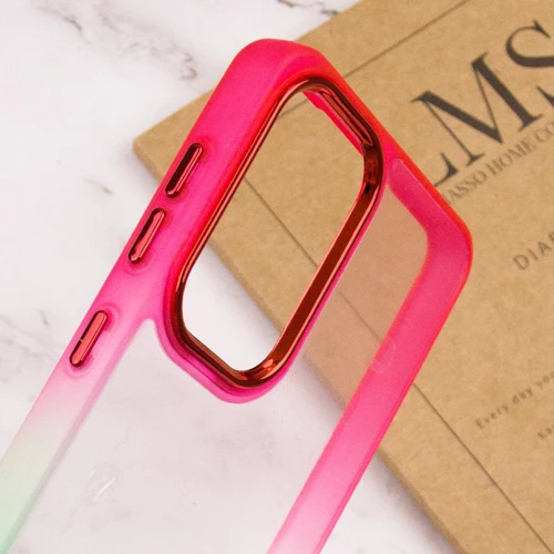 Чохол для телефона TPU Case TPU+PC Fresh Sip Light Green/Pink для Samsung A336 Galaxy A33 5G: Матеріал полікарбонат і поліуретан