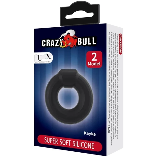 Ерекційне кільце LYBAILE Crazy Bull №2 - Kayke super soft silicone (BI-210360)