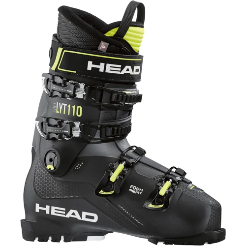 Ботинки для лыж HEAD EDGE LYT 110 BLACK/YELLOW 29.5 2022 (792460817075)