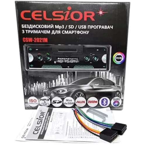 Бездискова MP3-магнітола Celsior CSW-2021M фото 8