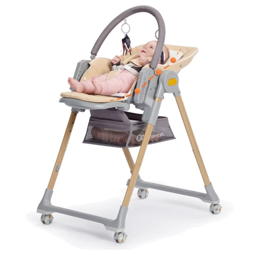Стульчик для кормления Lastree Beige Wood (KHLAST00BEGW000): Материал металл