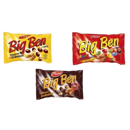 Драже Piasten Big Ben Erdnusse 250 г (DL16346): Вага, г 250