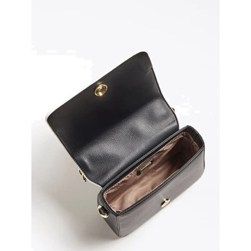 Женская сумка-сэтчел Guess Genevieve Mini Crossbody Flap черно-белая (HWGENVP0287-BML): Страна производитель Вьетнам