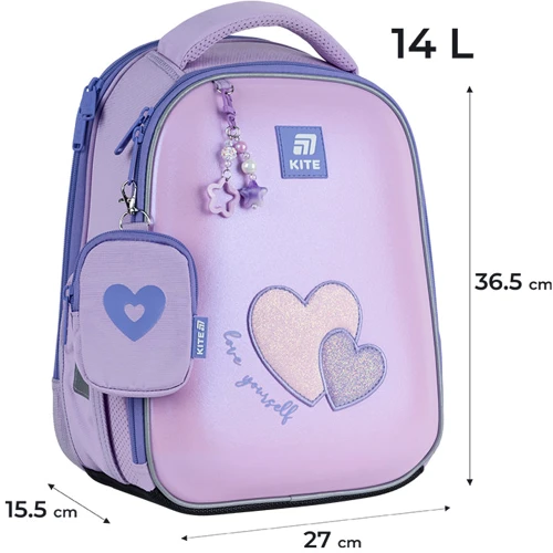 Рюкзак Kite K25-555S-7 Education 555 Sweetheart: Стать дитини Для девочек