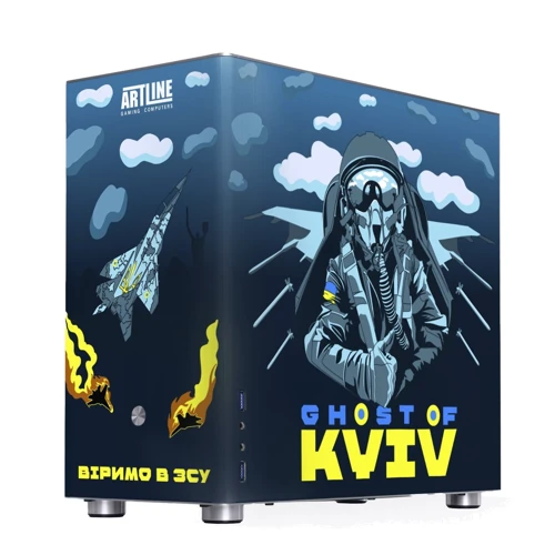 Корпус QUBE V9 Silver Patriot_V9_Ghost (QBV9M_WSNU3PG)