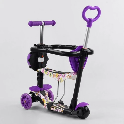 Самокат Best Scooter с защитным бампером фиолетовый (S 4394): Максимальная допустимая нагрузка, кг 60
