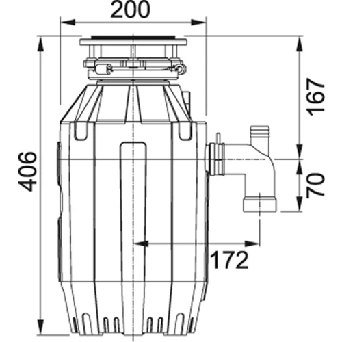 Подрібнювач харчових відходів Franke Turbo Elite TE-125 (134.0535.242) фото 1