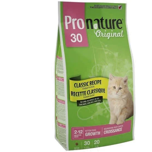 Сухий корм для кошенят Pronature Original Growth зі смаком курки 2.72 кг (65672441032)