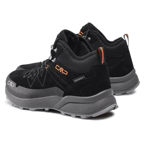 Ботинки CMP Kaleepso Mid Hiking Shoes WP (31Q4917-U901) 40 (41) черные натуральная замша зима фото 3