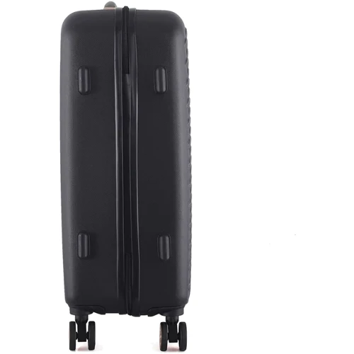 Чемодан Semi Line 24" (M) Black (T5718-2): Фактура Матовая, Гладкая