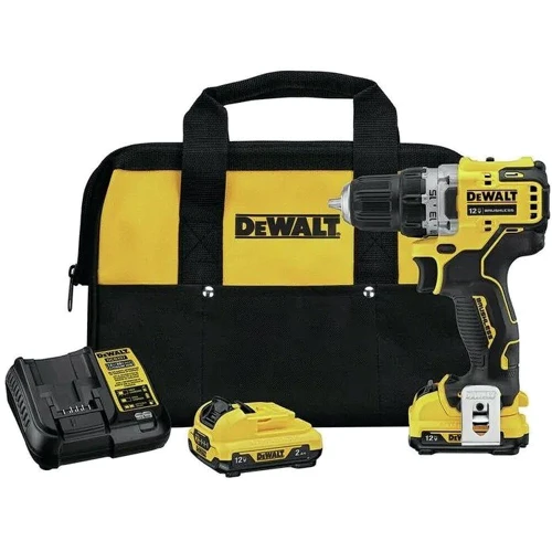 Бесщёточная дрель-шуруповерт DeWALT DCD701F2 12В (с АКБ 2шт и ЗУ 220в)