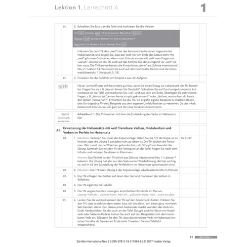 Schritte international Neu 3: Lehrerhandbuch: Обложка Мягкая