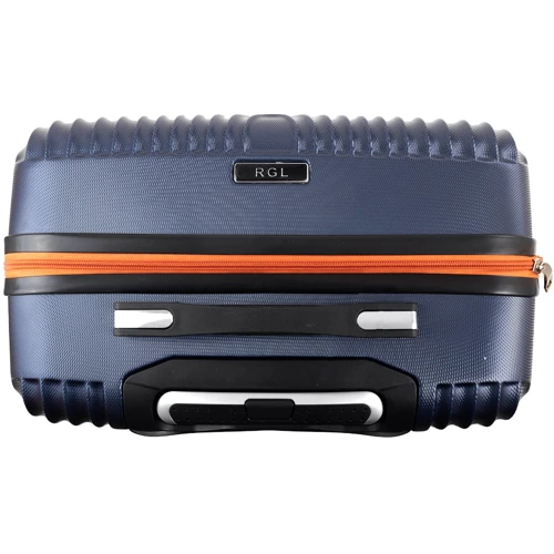 Чемодан Rogal большой темно-синий (RGL663L-dark-blue-orange): Стиль Повседневный (Casual)