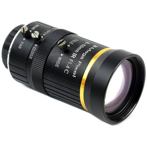 Об'єктив для фотоапарата Waveshare 8-50mm Zoom Lens for Pi Camera Module (18245) фото 6