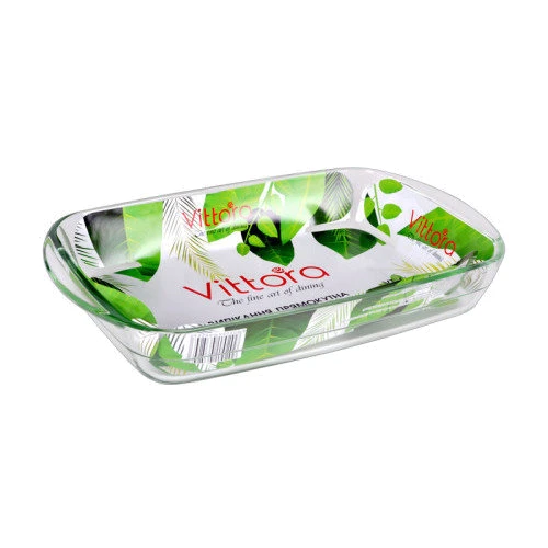 Форма для выпечки Vittora 2 л 32x20x5 см (VT-6120): Материал Стекло