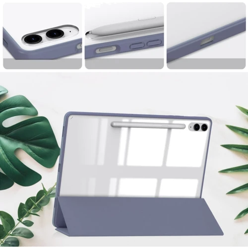 Аксесуар для планшетних ПК BeCover Case Book Soft Edge з Pencil Mount Purple для Samsung X810 Galaxy Tab S9 Plus / S9 FE Plus SM-X610/SM-X616B (710409): Сумісність S9 FE Plus SM-X610/SM-X616B, X810 Galaxy Tab S9 Plus