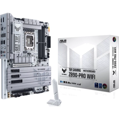 ASUS TUF GAMING Z890-PRO WIFI: Дополнительно Адаптер Wi-Fi, Поддержка RAID, Поддержка UEFI, Радиатор на VRM
