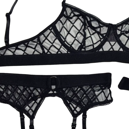 Эротический комплект NDS S19103IBK Black (M, L, ХL) (23688)