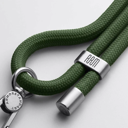 Ремешок для смартфона ArmorStandart Rope Titanium Fern with Clear holder (ARM76102): Цвет зеленый