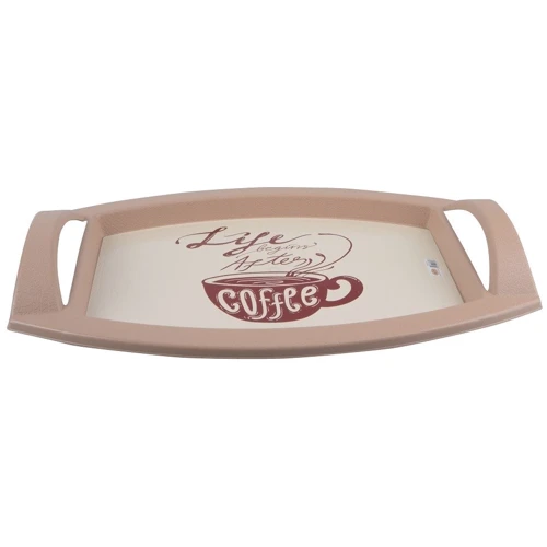 Поднос Violet House 0081 Cappuchino сервировочный 32х44.5х8см (0081 CAPPUCHINO 32*44,5*8 см): Тип Поднос для сервировки