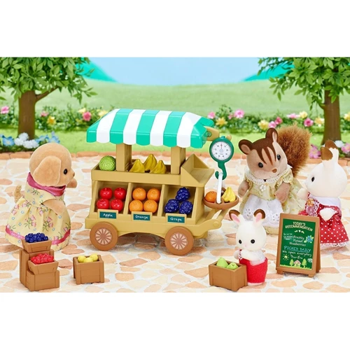 Ігровий набір Sylvanian Families Візок з фруктами (5265) фото 5
