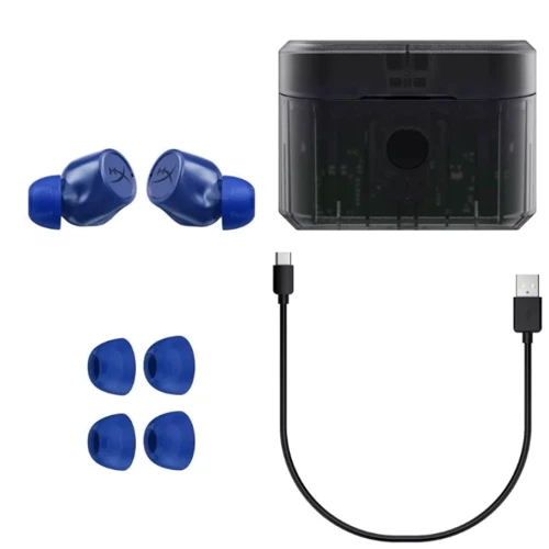 Навушники HyperX Cirro Buds Pro Blue (727A6AA): Додатково Совместимость с Android, TWS наушники