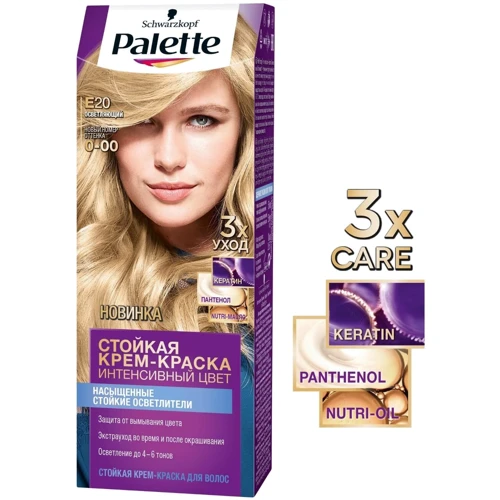 Palette Крем-краска для волос Интенсивный цвет 0-00 (E20) Осветляющий 110 ml: Пол Для женщин