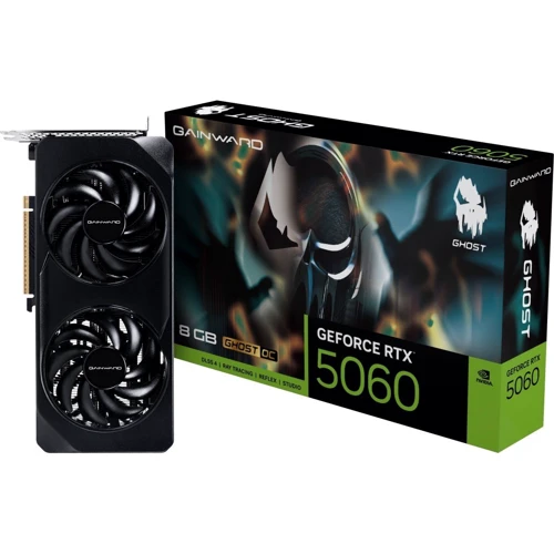 Видеокарта Gainward GeForce RTX 5060 Ghost OC (NE75060S19P1-GB2063B)
