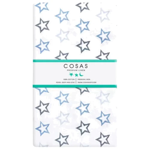 Комплект детского постельного белья Cosas Ranfors Grey Stars Clear Grey Blue (4822052061565)