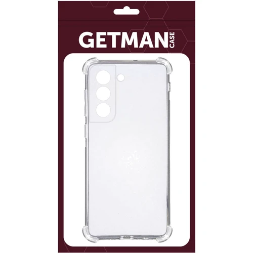 Аксессуар для смартфона TPU Case GETMAN Ease logo Clear for Samsung G990 Galaxy S21 FE: Тип накладка на заднюю часть