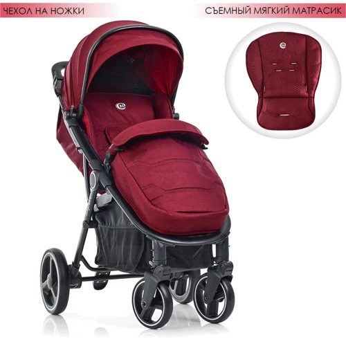 Прогулочная коляска El Camino Expert Deep Red (ME 1022L): Тип коляски прогулочная