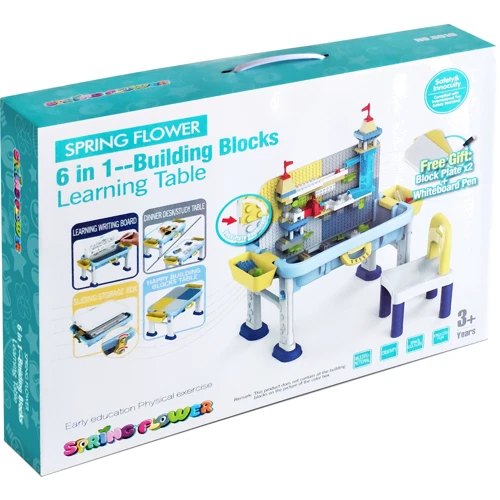 Конструктор-стол игровой и стульчик GT-15 Microlab Toys фото 5