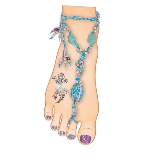 Набір для виготовлення браслетів і татуювань для ніг Wooky (00341)