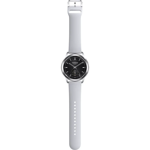 Смарт-часы Xiaomi Watch S3 Silver (Global): Фитнес-функции Подсчет калорий, Скорость движения, Шагомер, Альтиметр, GPS-модуль, Пульсометр