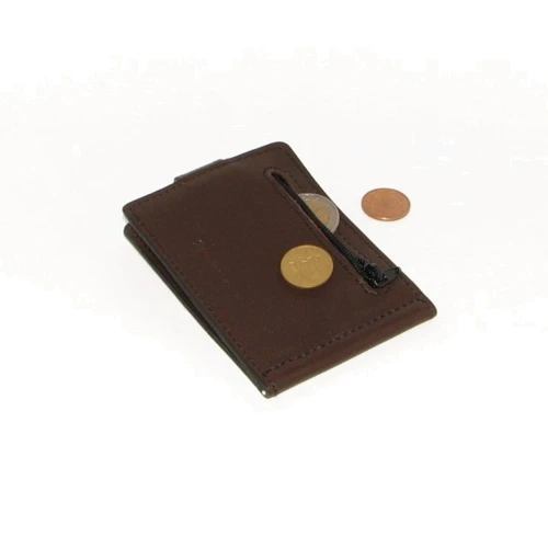 Мужской зажим для денег DNK Leather коричневый (DNK Euro Clamp col.F): Пол Мужской