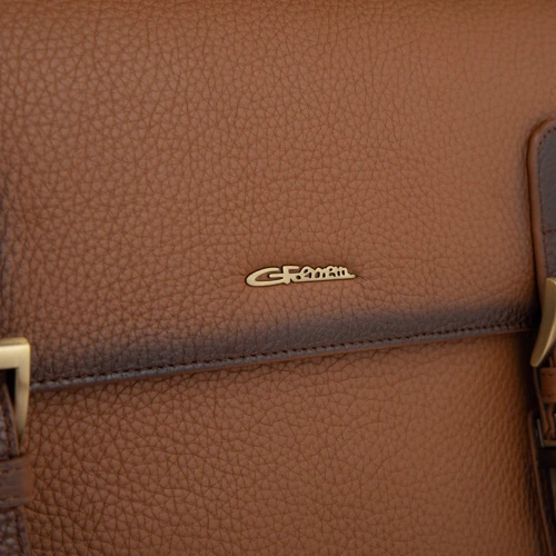 Мужская сумка мессенджер Giorgio Ferretti коричневая (SHIGF138-008-brown): Пол Мужской