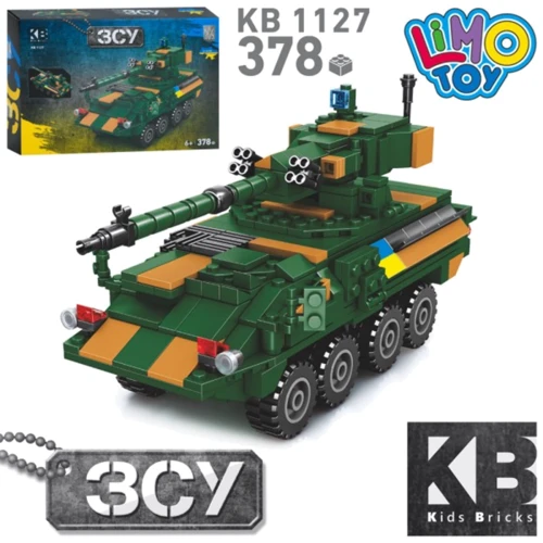 Конструктор LimoToy военный танк 378 деталей (KB 1127): undefined undefined