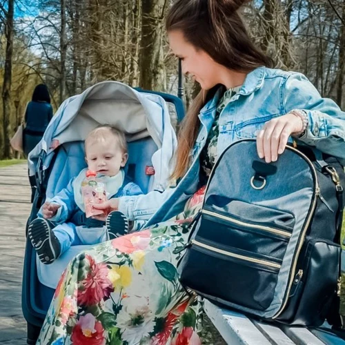 Рюкзак для мами Mommore сірий (MM3101305A008)