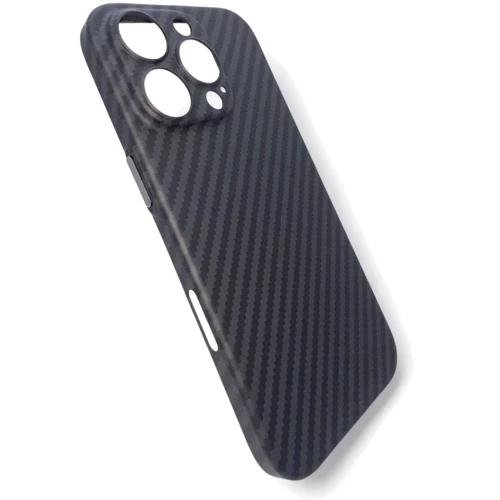 Чехол для iPhone BeCover Carbonite Case with MagSafe Black for iPhone 16 Pro Max (712069): Материалы Пластик