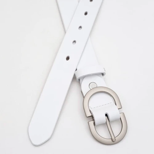 Женский ремень Borsa Leather белый (CV1ZK-105w-white): Пол Женский